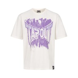 Tapout Tricou 'CF' lila / alb