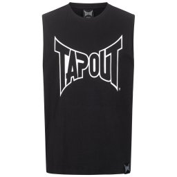Tapout Tricou 'Alemada' negru / alb