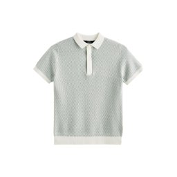 Next Tricou albastru deschis / alb