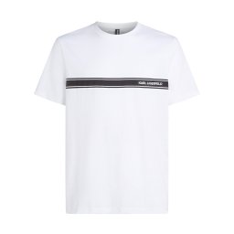 Karl Lagerfeld Tricou negru / alb