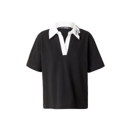Karl Lagerfeld Tricou negru / alb