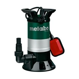 Metabo - PS 15000 S - Pompa submersibila de drenaj, apa murdara, 850 W, 5 m, 250 l/min, carcasa plastic, flotor, monofazata