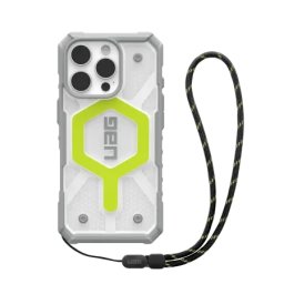 Husa UAG Pathfinder Clear Magsafe, Active Neon Lanyard - iPhone 16 Pro