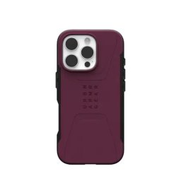 Husa UAG Civilian Magsafe, Bordeaux - iPhone 16 Pro