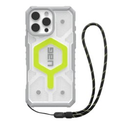 Husa UAG Pathfinder Clear Magsafe, Active Neon Lanyard - iPhone 16 Pro Max