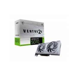 Placa video GeForce RTX 5070 VENTUS 2X OC White 12GB GDDR7 192-bit DLSS 4.0