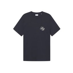 LES DEUX T-Shirt Pique LDM101224 460201-dark navy/white