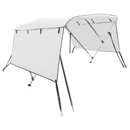Parasolar Bimini 3 arcuri pereti laterali, 183x(137-152)x137 cm GartenMobel Dekor