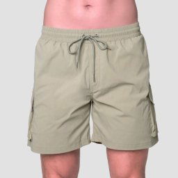 GymBeam Șort de baie pentru bărbați Cargo Olive XL
