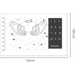 Noua Paturica plusata pentru fotografii 100x150 cm Drool (Model: Ingeras)