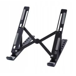 Suport tableta sau laptop plastic ABS reglaj 6 niveluri negru