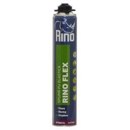 Spuma poliuretanica elastica pentru pistol RINO FLEX, 750ml