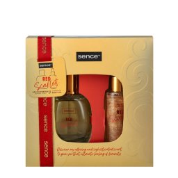 Sence Collection Caseta femei:Parfum+Ulei de corp 90ml+50 ml Red Scarlet