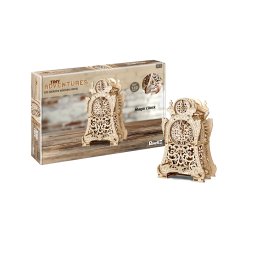 Lume miniaturala de lemn ceas magic