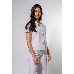 Cămașă albă Tina din in