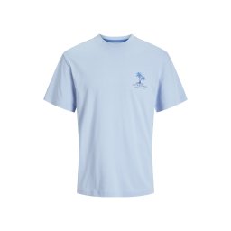 JACK & JONES T-Shirt Jjsummer Vibes Tee Ss Crew Neck Ln 12269372 15-4030 TCX chambray blue