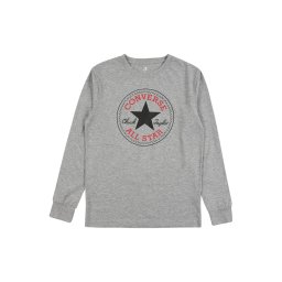 CONVERSE Tricou gri amestecat / roșu / negru