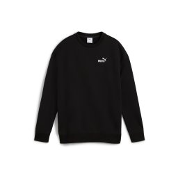 PUMA Hanorac sport 'ESS Small No. 1' negru / alb