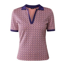 MEXX Tricou mov închis / portocaliu somon / alb murdar