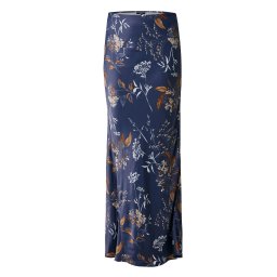 MEXX Fustă bleumarin / maro / alb