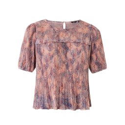 MEXX Bluză bleumarin / rosé / roșu burgundy