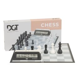 Set Sah DGT cu TABLA , PIESE SI CEAS - DGT CHESS BOX