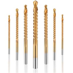 Set de 6 burghii AURII din Otel de la M3 la M10