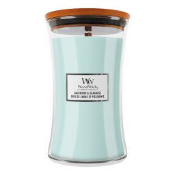 WoodWick Large Hourglass Candles Scented Candle Sagewood & Seagrass 609,5 g