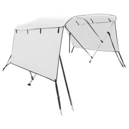 Parasolar Bimini 3 arcuri pereti laterali, 183x(185-198)x137 cm GartenMobel Dekor