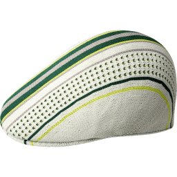Kangol, basca alba clubhouse stripe 507