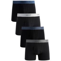 Next Boxeri albastru / gri / negru
