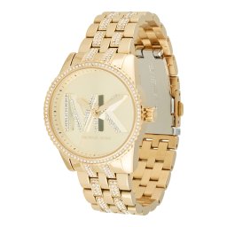 MICHAEL Michael Kors Ceas analogic 'RITZ' auriu / gri grafit / transparent