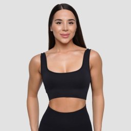 GymBeam Lift Seamless Sports Bra Black M