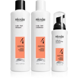 Nioxin System 4 set cadou pentru par deteriorat si vopsit 3 buc