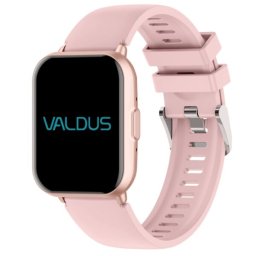 Smartwatch, Ceas Inteligent cu Funcții Avansate, VS14, Ecran 1,83”, IPS HD, Rezoluție 240x284 px, Bluetooth 5.2, Multiple monitorizări sănătate și moduri sport, Brațară silicon pink