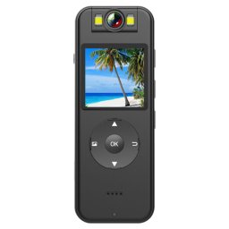 Cameră video 4K, Action Camera, Corporală, Ecran 1.4 inch, Night Vision, WiFi, lentilă rotativă 180°