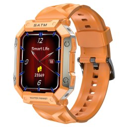Smartwatch Ceas Inteligent, PG333, Ecran 1,92”, TFT HD, Rezoluție 320x386, Procesor Realtek 8762 de mare viteză, Aplicație ZGfit, Bluetooth 5.1, Oximetru, Tensiometru, 5ATM Rezistență la apă, Multiple monitorizări sănătate și moduri sport, Brațară silicon