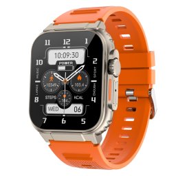 Smartwatch MAXTOP®, Ceas Inteligent Unisex, A70, ecran TFT 1,96”, Rezoluție 240x286, Procesor Realtek RTL8763EW, Aplicație FitCloudPro, Apeluri Bluetooth 5.0, LanternăLED, Multiple monitorizări sănătate și moduri sport, curea de silicon, orange