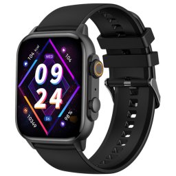 Smartwatch MAXTOP®, Ceas Inteligent Unisex, HK95, ecran AMOLED 1,96”, Rezoluție 410x502, Procesor Realtek 8763EW, Aplicație WearFitPro, Apeluri Bluetooth 5.0, Glucometru, Multiple monitorizări sănătate și moduri sport, curea de silicon, negru