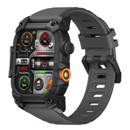 Smartwatch Ceas Inteligent, SF-S6, Ecran 2,01”, IPS HD, Rezoluție 240x296, Procesor Realtek 8763EWE de mare viteză, Bluetooth 5.2, Lanternă LED, Monitorizare GPS, Algoritm măsurare stres, Multiple monitorizări sănătate și moduri sport, Brațară silicon neg