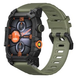 Smartwatch Ceas Inteligent, SF-S6, Ecran 2,01”, IPS HD, Rezoluție 240x296, Procesor Realtek 8763EWE de mare viteză, Bluetooth 5.2, Lanternă LED, Monitorizare GPS, Algoritm măsurare stres, Multiple monitorizări sănătate și moduri sport, Brațară silicon ver