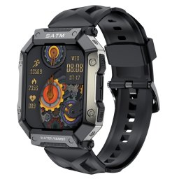 Smartwatch Ceas Inteligent, PG333, Ecran 1,92”, TFT HD, Rezoluție 320x386, Procesor Realtek 8762 de mare viteză, Aplicație ZGfit, Bluetooth 5.1, Oximetru, Tensiometru, 5ATM Rezistență la apă, Multiple monitorizări sănătate și moduri sport, Brațară silicon