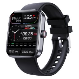Smartwatch IXIU®, Ceas Inteligent Unisex, F57L, Ecran 1,91” HD Full Color, Rezoluție 280x320, Procesor RTK8762D, Aplicație HBand, Apeluri Bluetooth 5.3, Tensiometru, Glucometru, Oximetru, TermometruMultiple monitorizări sănătate și moduri sport, curea de 