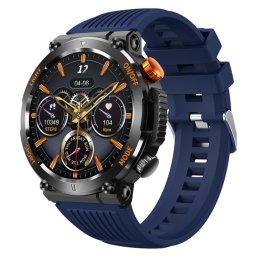 Smartwatch IXIU®, Ceas Inteligent bărbătesc, H17, Ecran 1,46” HD Retina TFT, Rezoluție 360x360, Procesor 8763EWE, Aplicație DaFit, Apeluri Bluetooth 5.0, Busolă, LanternăLED, Busolă, Tensiometru, Oximetru, Multiple monitorizări sănătate și moduri sport, c