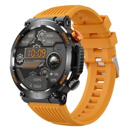 Smartwatch IXIU®, Ceas Inteligent bărbătesc, H17, Ecran 1,46” HD Retina TFT, Rezoluție 360x360, Procesor 8763EWE, Aplicație DaFit, Apeluri Bluetooth 5.0, Busolă, LanternăLED, Busolă, Tensiometru, Oximetru, Multiple monitorizări sănătate și moduri sport, c