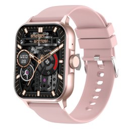 Smartwatch COOSTAR®, Ceas Inteligent Unisex, CR070, ecran TFT HD 1,83”, Rezoluție 240x284, Procesor JL7012F6, Aplicație DaFit, Apeluri Bluetooth 5.3, Multiple monitorizări sănătate și moduri sport, curea de silicon, rose