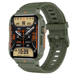 Smartwatch COOSTAR®, Ceas Inteligent Bărbătesc, CRD05, ecran HD 1,95”, Rezoluție 240x282, Procesor RTL8763EWE, Aplicație FitCloudPro, Apeluri Bluetooth 5.2, Multiple monitorizări sănătate și moduri sport, curea de silicon, verde