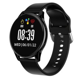 Smartwatch COOSTAR®, Ceas Inteligent Unisex, T2PRO, ecran IPS HD 1,28”, Rezoluție 240x284, Procesor Bluetrum AB5681G, Aplicație FitCloudPro, Apeluri Bluetooth 5.4, Multiple monitorizări sănătate și moduri sport, curea de silicon,negru