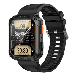 Smartwatch COOSTAR®, Ceas Inteligent Bărbătesc, T8PRO, ecran HD 1,95”, Rezoluție 360x360, Procesor JL7012, Aplicație NewWear, Apeluri Bluetooth 5.2, Multiple monitorizări sănătate și moduri sport, curea de silicon, negru