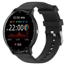 Smartwatch TWINKLER®, Ceas Inteligent Bărbătesc, TKY-ZL02Cpro, ecran TFT 1,28”, Rezoluție 240x240, Procesor JL7012F6, Aplicație DaFit, Apeluri Bluetooth 5.2, Multiple monitorizări sănătate și moduri sport, curea de silicon, negru
